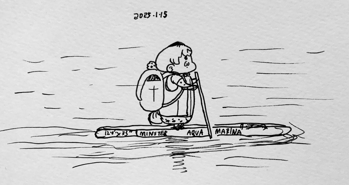 隣の島にパドルボートで渡ろうとするサーバルちゃん 