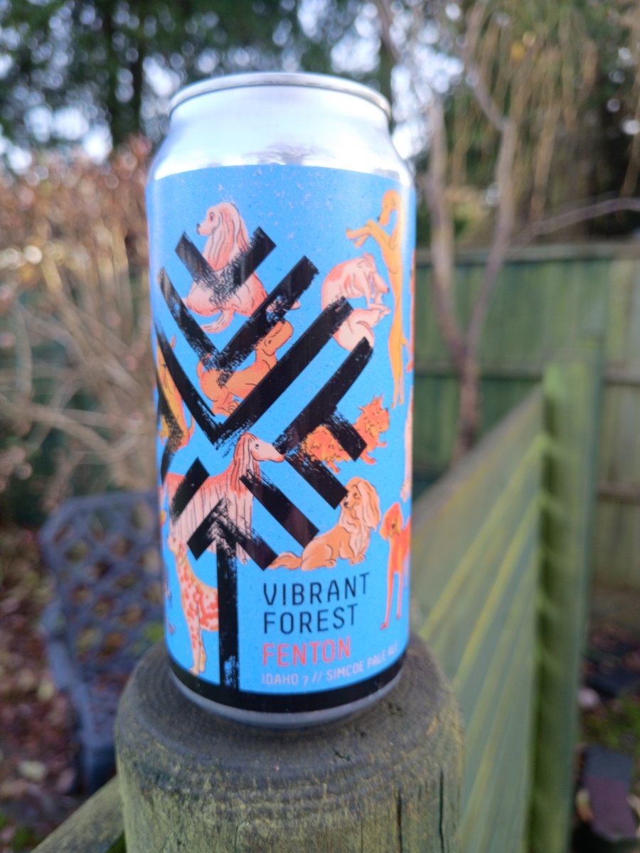 pop_star's tweet image. Fenton a 4.8% Idaho7/Simcoe Pale Ale from #vibrantforestbrewery Colour gold. Flavour tropical, citrus. 6.5/10
#vibrantforest
#hardleybeer 
#beerpaleale #craftpaleale #craftbeerlover #craftbeerpaleale #craftbeerpics  #palealebeer #paleale #idaho7hops #simcoehops #beerreview