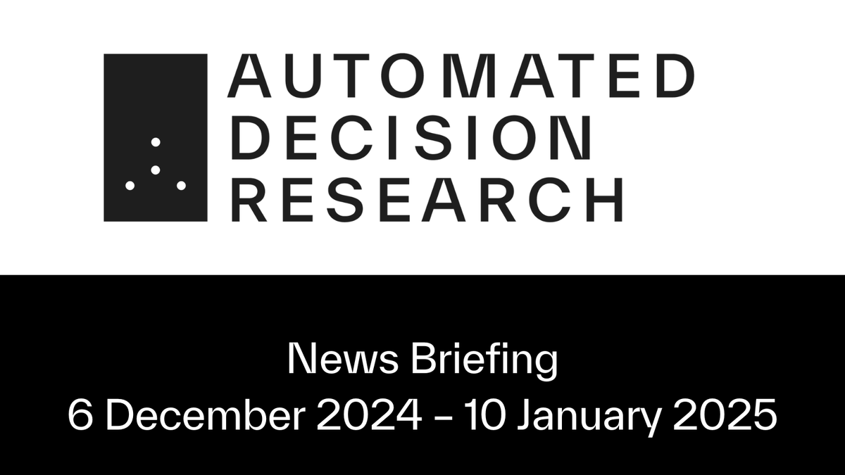 Automated Decision Research tweet media
