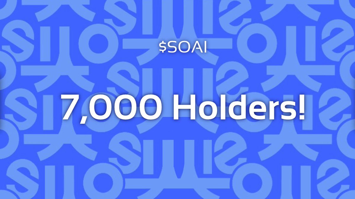 Our Community is Growing by 1,000 Holders Every Day! 🎉

Welcome aboard!