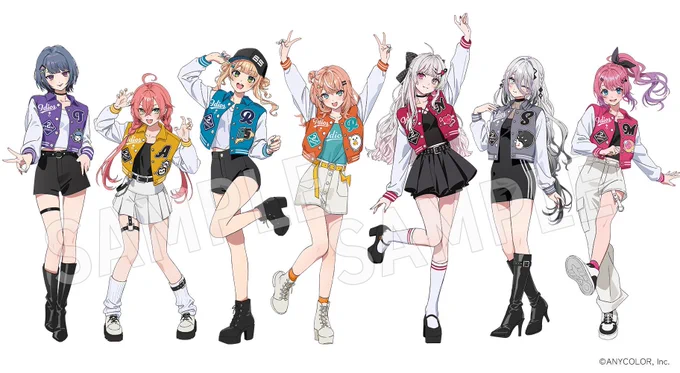 「Idios 2nd Anniversary」グッズのイラストを担当させていただきました!2周年おめでとうございます#いでぃおす二周年 