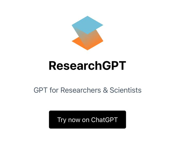 Dr_Tahani87's tweet photo. موقع ResearchGPT هو موقع إلكتروني مفتوح المصدر يقدم أداة بحثية تساعد المستخدمين على اكتشاف وفهم الأبحاث المنشورة.   https://t.co/m4IZJ3z15D https://t.co/Tc1ey1A4nV