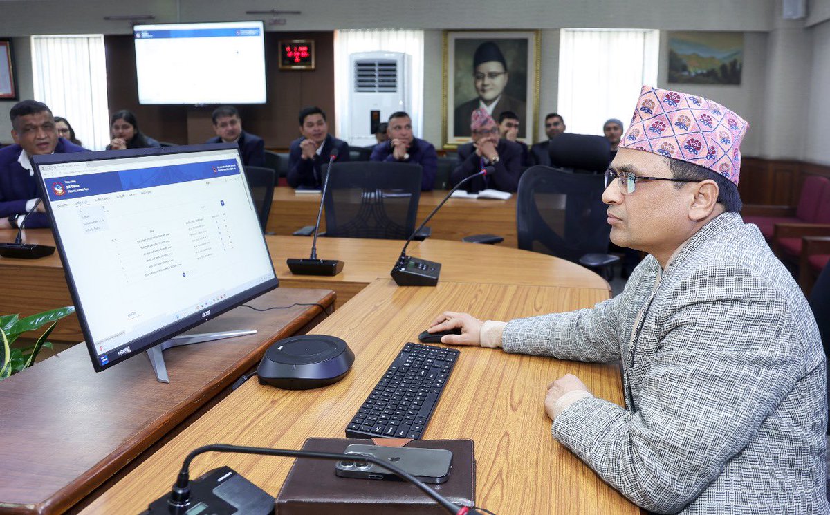 nirajbhusal's tweet photo. The Government of Nepal, Ministry of Finance, Nepal has integrated Digital Signature fully implementing GIOMS and launched a new website under GIWMS by DOIT. The rollout was led by Respected Secretary Dinesh Kumar Ghimire, marking a major step toward digital governance. https://t.co/MH1JoChrN1
