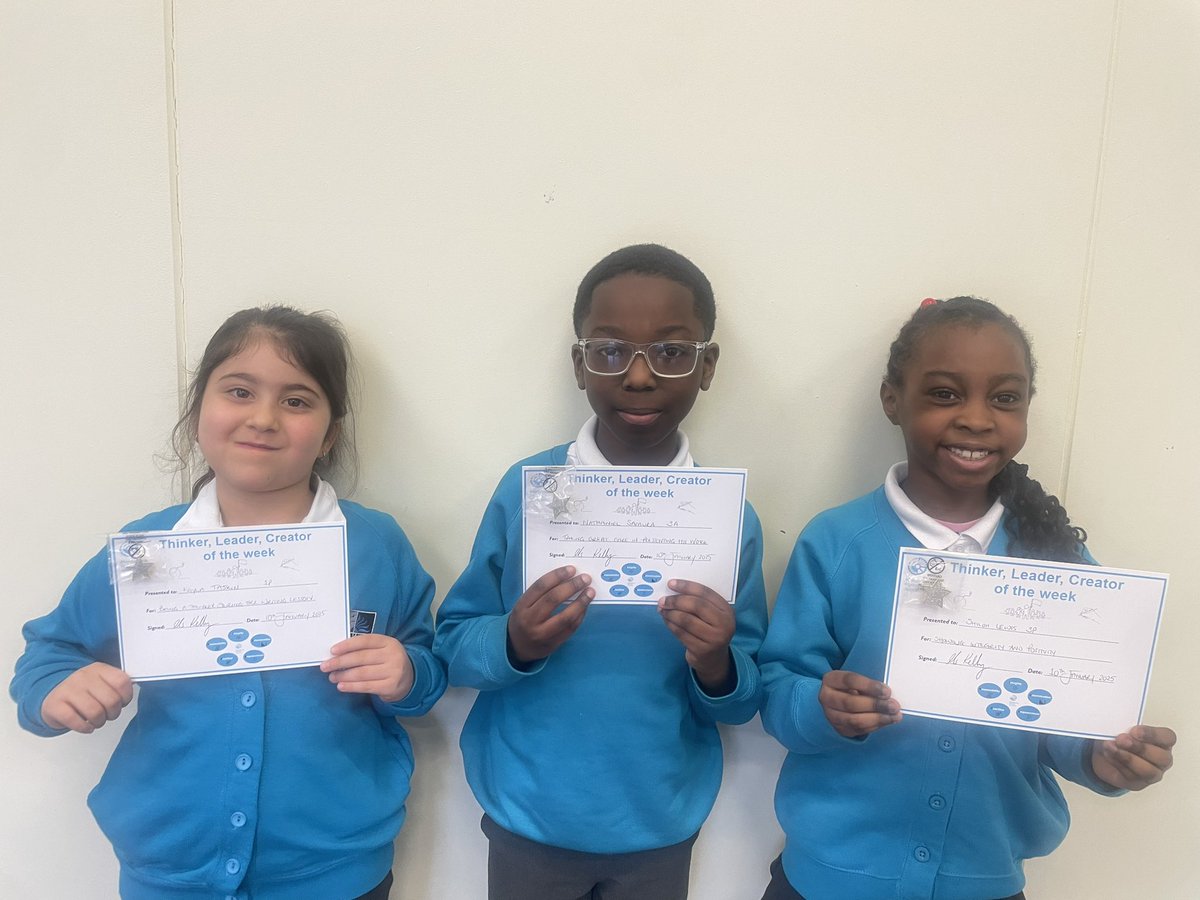 Congratulations to our #ThinkersLeadersCreators of the week #ParksidePride 🎉