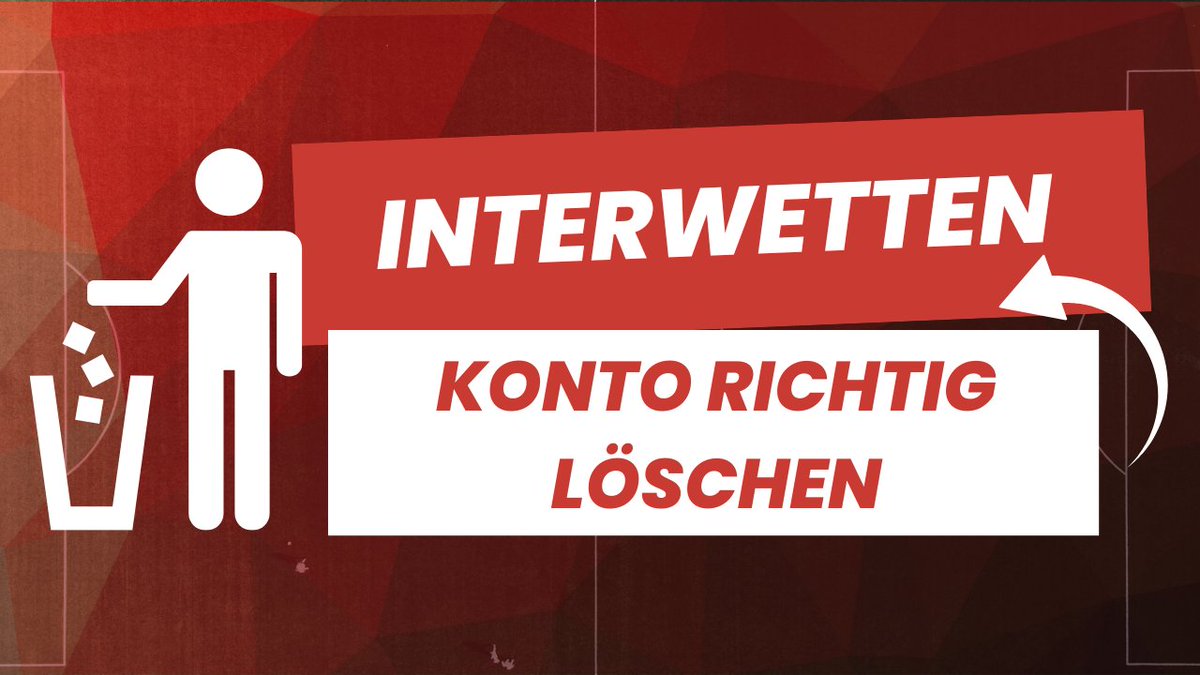 wettbonus360's tweet photo. https://t.co/orBoyGV2QQ
Immer wieder wird der Support danach gefragt wie man bei Interwetten sein Konto richtig deaktiviert oder auch löscht. Hier kommt unsere Anleitung.
BTW: Alle Anleitungen etc. pp findet ihr auch immer in unserem Rategber: https://t.co/JyNyI05Iih
#Interwetten https://t.co/4u68b0ey2Z