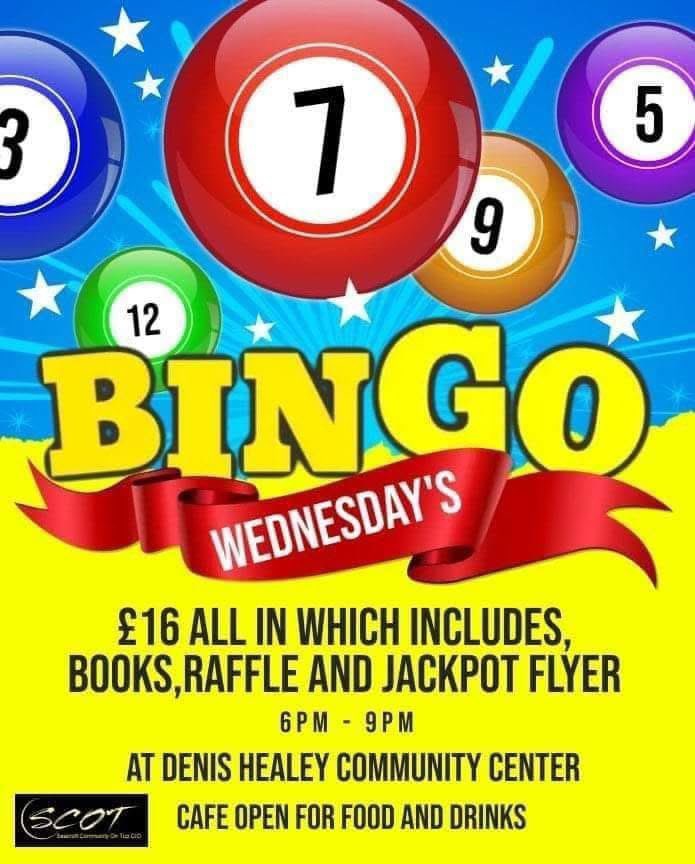Come and join us tonight for family prize bingo doors open 6pm book sales close 6:45pm. Hot food available.