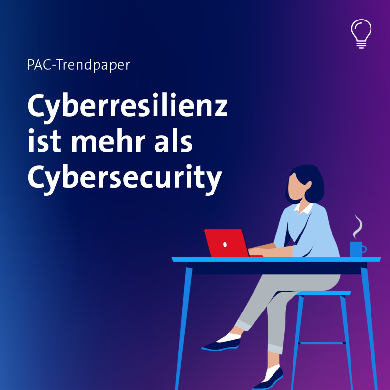 Swisscom_B2B's tweet photo. Resiliente Unternehmen bleiben auch bei einem Cyberangriff handlungsfähig. Die PAC-Trendstudie zeigt wichtige Ansätze für eine starke #Cyberresilienz.🛡️