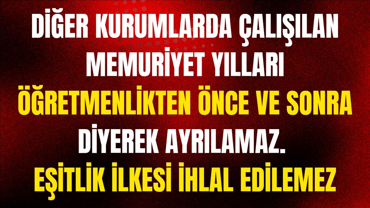 GAZİ (@tuzer58) on Twitter photo <a href="/tcmeb/">Millî Eğitim Bakanlığı</a> <a href="/Yusuf__Tekin/">Yusuf Tekin</a> Öğretmenlik sonrası memurluk sayılıyor öğretmenlik öncesi memurluğumuz sayılmıyor. Okullar da kazan kaynıyor haberiniz yok. <a href="/tcmeb/">Millî Eğitim Bakanlığı</a> <a href="/Yusuf__Tekin/">Yusuf Tekin</a> Öğretmenlik sonrası memurluk sayılıyor öğretmenlik öncesi memurluğumuz sayılmıyor. Okullar da kazan kaynıyor haberiniz yok.