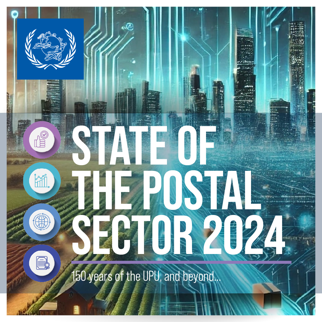 UPU_UN's tweet photo. 📢The UPU’s State of the Postal Sector 2024 report delves into the evolution, performance & future of the global #PostalIndustry, with key challenges & opportunities for growth.
📊Featuring the latest Integrated Index for #PostalDevelopment #2IPD
🔗https://t.co/MLO5Nm7itj https://t.co/ke9Z5Xo6bl