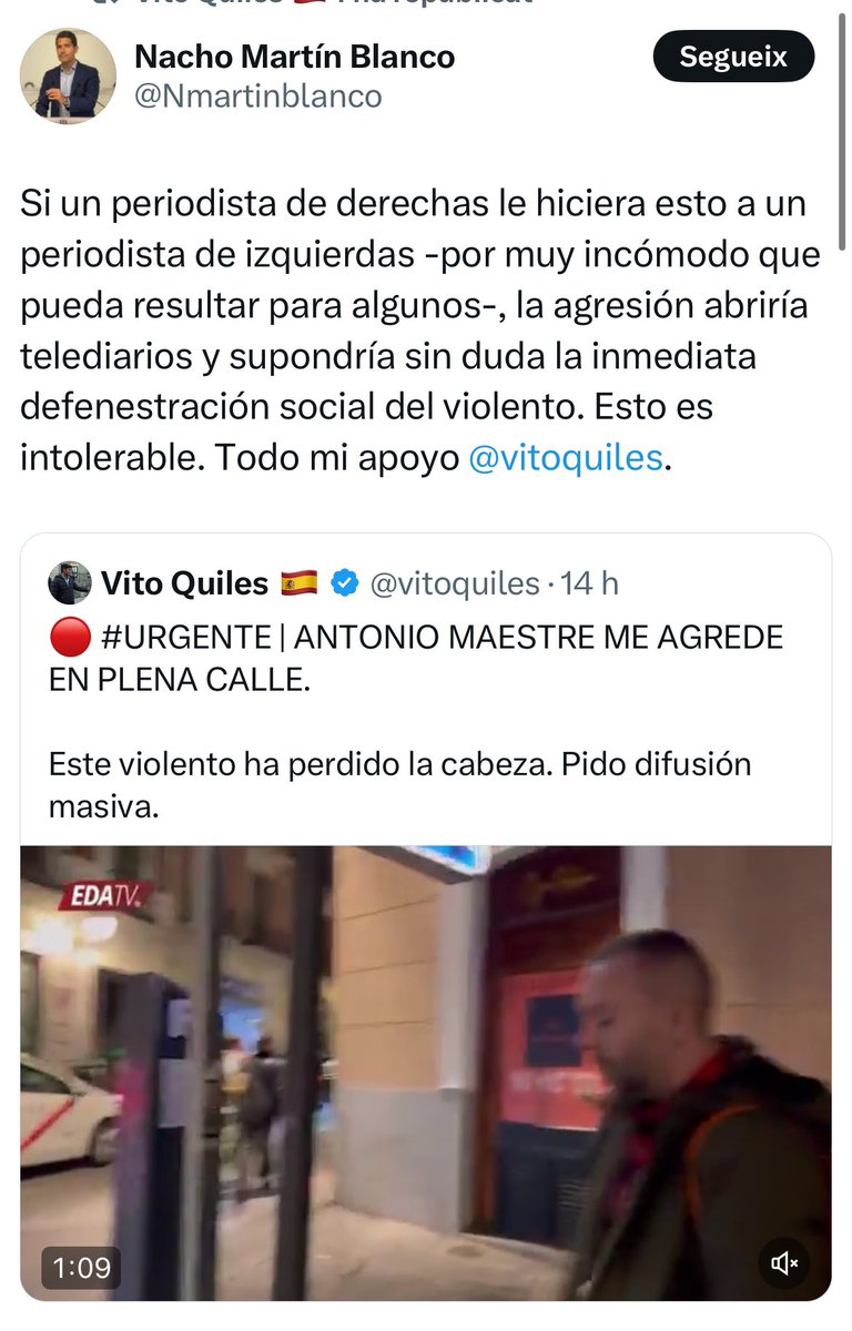 Nacho Martín Blanco va iniciar-se a Ciutadans… quan estava a punt de desaparèixer el partit va saltar al PP, ara prepara el seu pròxim lloc a V🤮X?