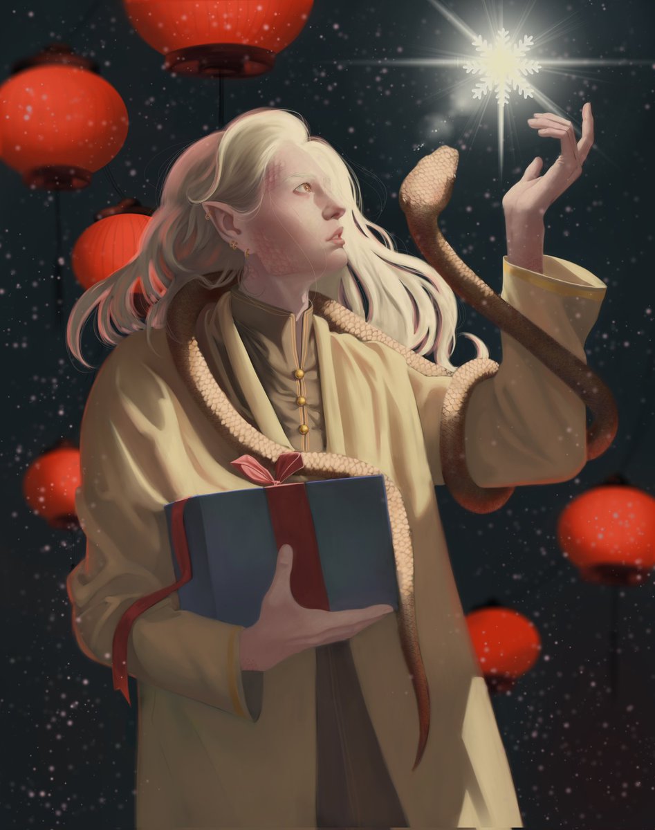 Happy New Year🐍✨
.
.
.
.
.
#illustration #art #portrait #digitalart #illustrationart