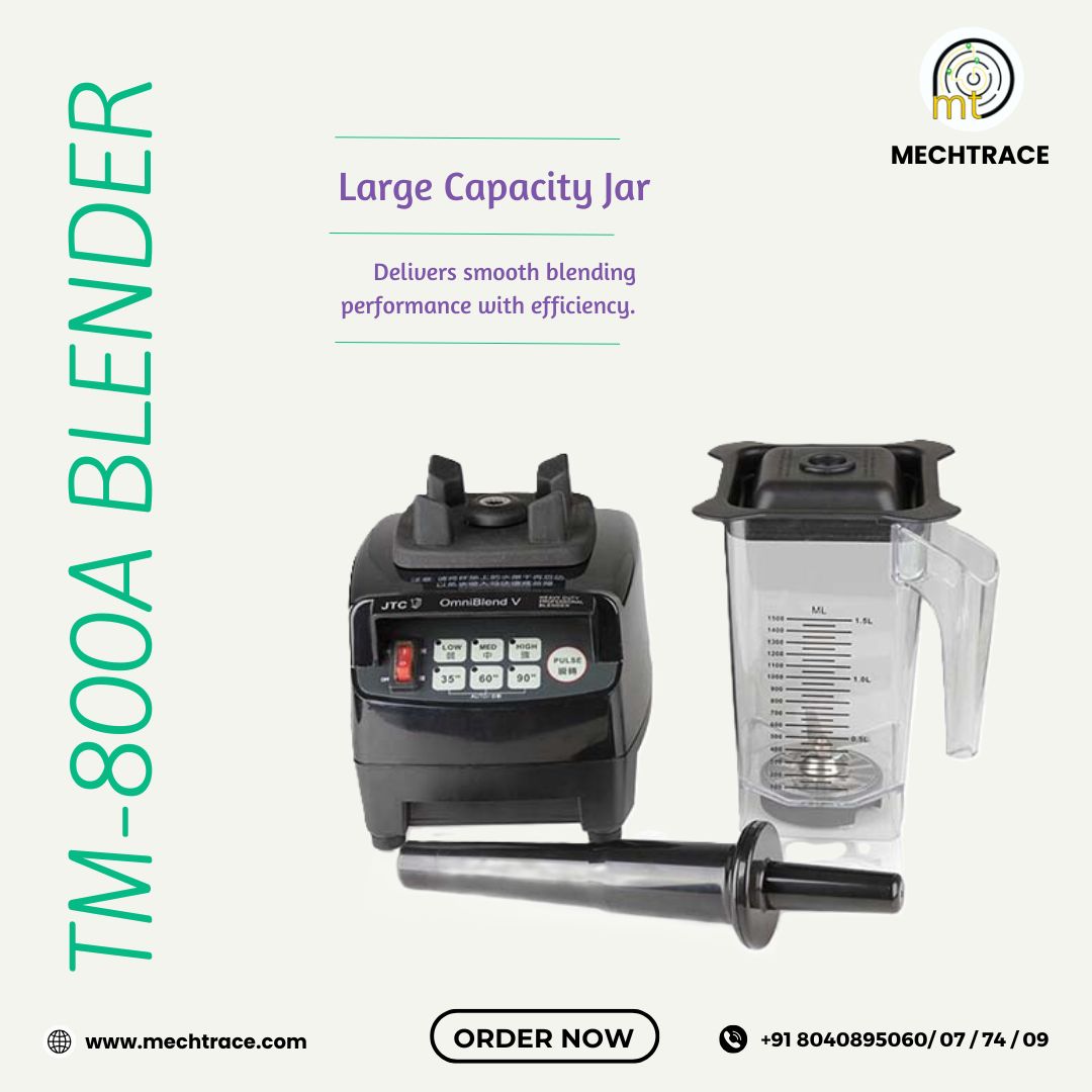 mechtrace's tweet image. Blend, crush, and create like a pro—effortless results every time.
Tel - +91 8040895060/ 07 / 74 / 09
mechtrace.com
#PowerfulBlender #KitchenEssential #TM800A