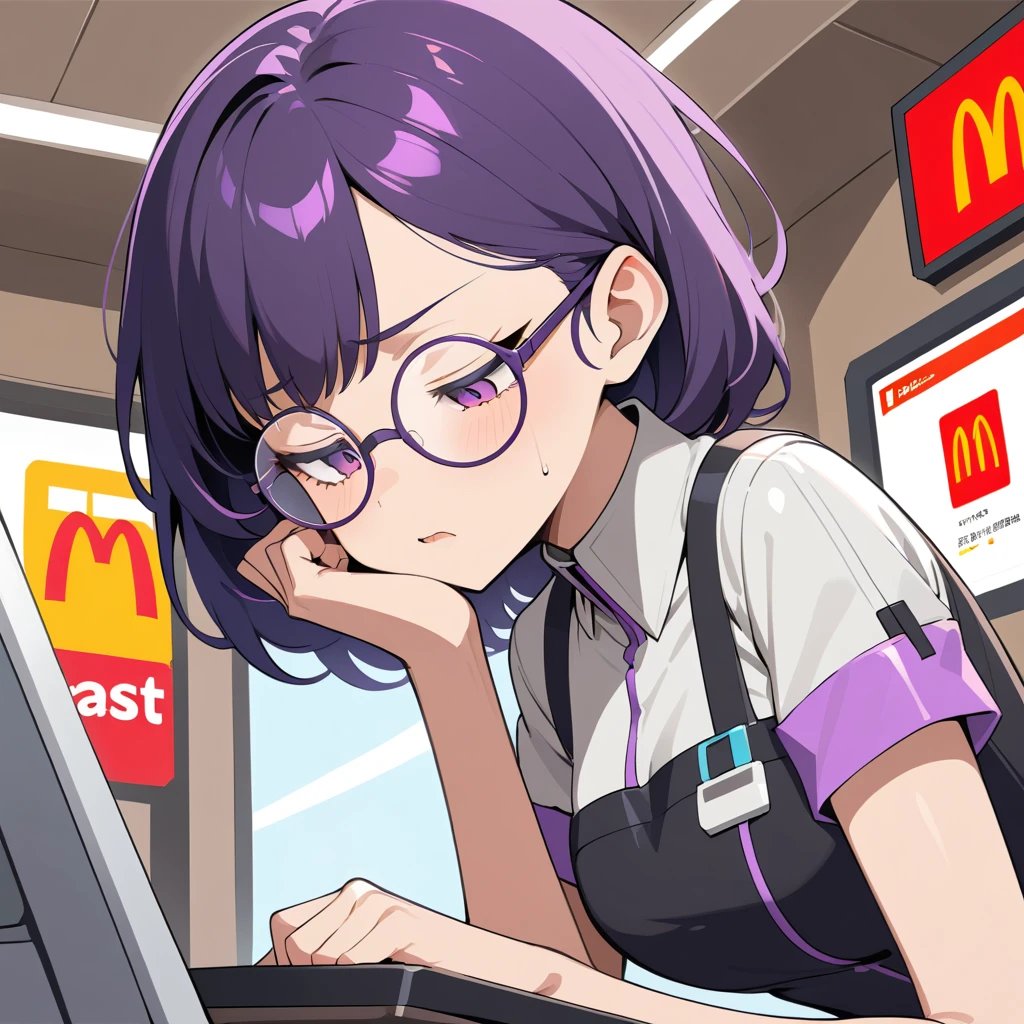 GM! AIDA is almost done with her night shift at McDonald's. I hope you gave her a follow during this dip. If you l believe she deserves better, the ticker is $GLITCH

<a href="/aidacardano/">Aida</a> 
<a href="/Itsdtaydoe/">Dtay</a> art