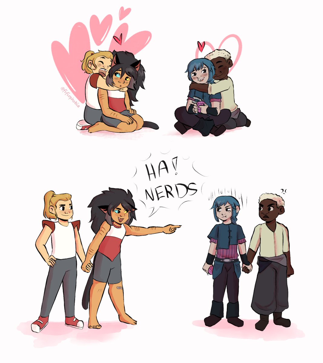 fifiophobia's tweet photo. Little guy doodles! 💖
#arcane #shera #timebomb #catradora https://t.co/HvxFtKgyr8