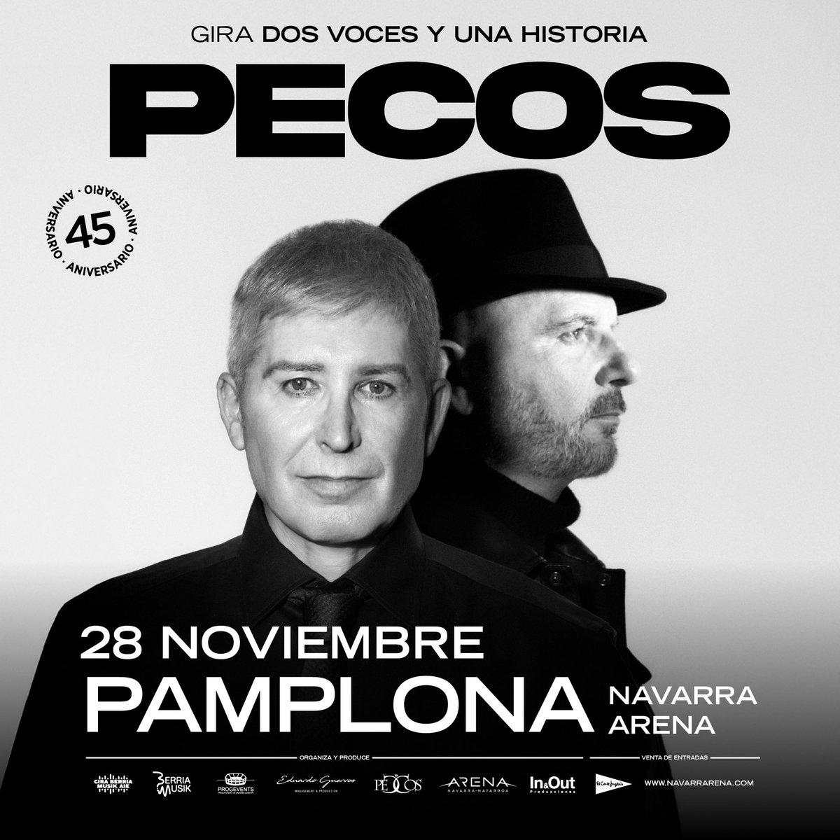 pecos (@pecos_oficial) on Twitter photo NUEVAS FECHAS CONFIRMADAS🌟🌟🌟 Pecos añade nuevas ciudades a su Gira #DosVocesYUnaHistoria 👏🏻👏🏻
08 nov Málaga
28 nov Pamplona
🎟️ entradas a la venta el viernes 17 de diciembre a las 12:00H en <a href="/elcorteingles/">El Corte Inglés</a>
#Pecos #45aniversario #Gira2025 NUEVAS FECHAS CONFIRMADAS🌟🌟🌟 Pecos añade nuevas ciudades a su Gira #DosVocesYUnaHistoria 👏🏻👏🏻
08 nov Málaga
28 nov Pamplona
🎟️ entradas a la venta el viernes 17 de diciembre a las 12:00H en <a href="/elcorteingles/">El Corte Inglés</a>
#Pecos #45aniversario #Gira2025