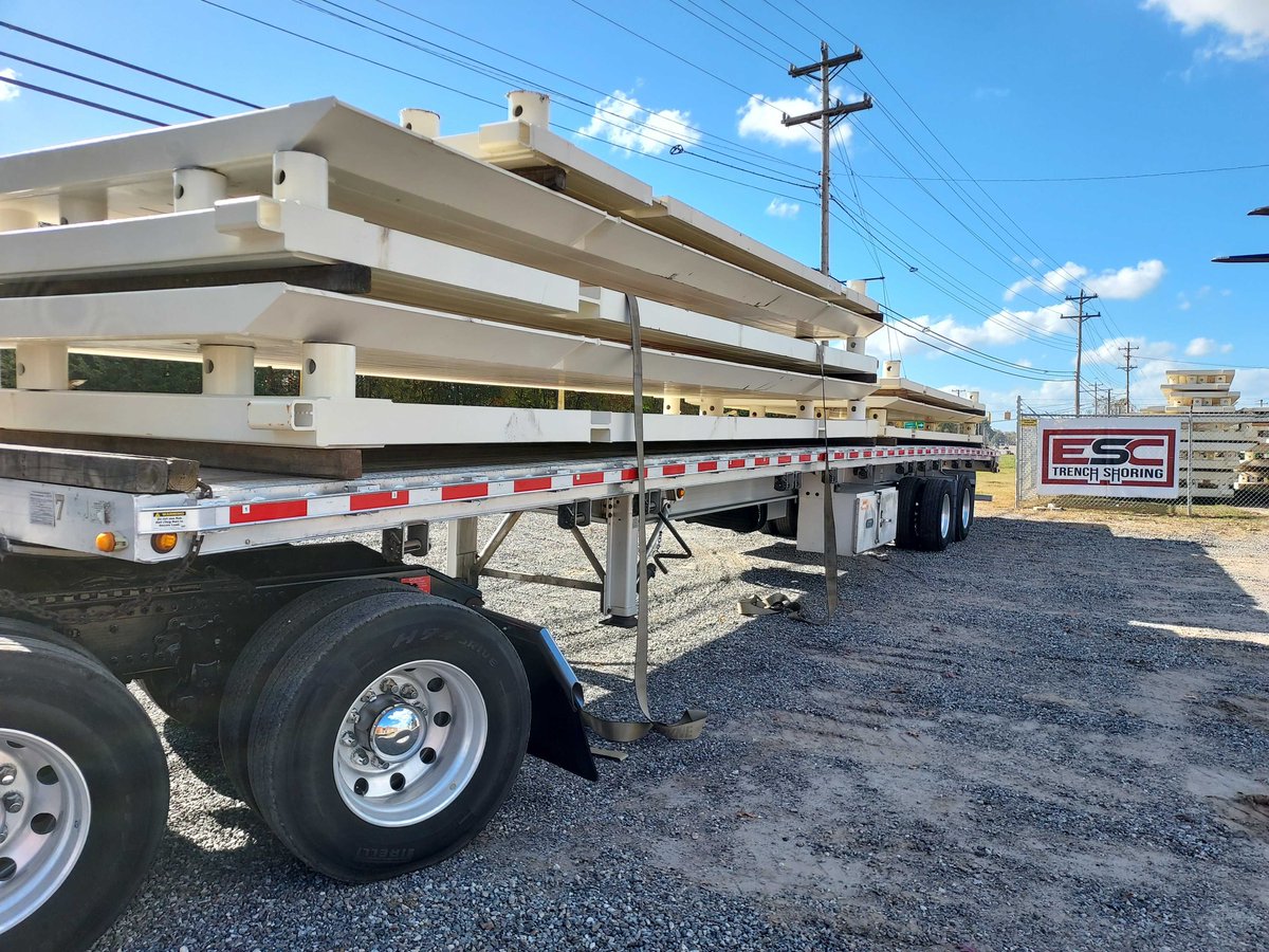 escsteel's tweet image. 🚚 More successful shipments from ESC Trench Shoring! Our Steel and Aluminum Trench Boxes are on their way to another happy client.

#TrenchShoring #ConstructionSafety #DurableTrenchBoxes #SteelAndAluminum 

✉️ info@esctrenchshoring.com or 📞 ᴜꜱᴀ  (980) 689 4389