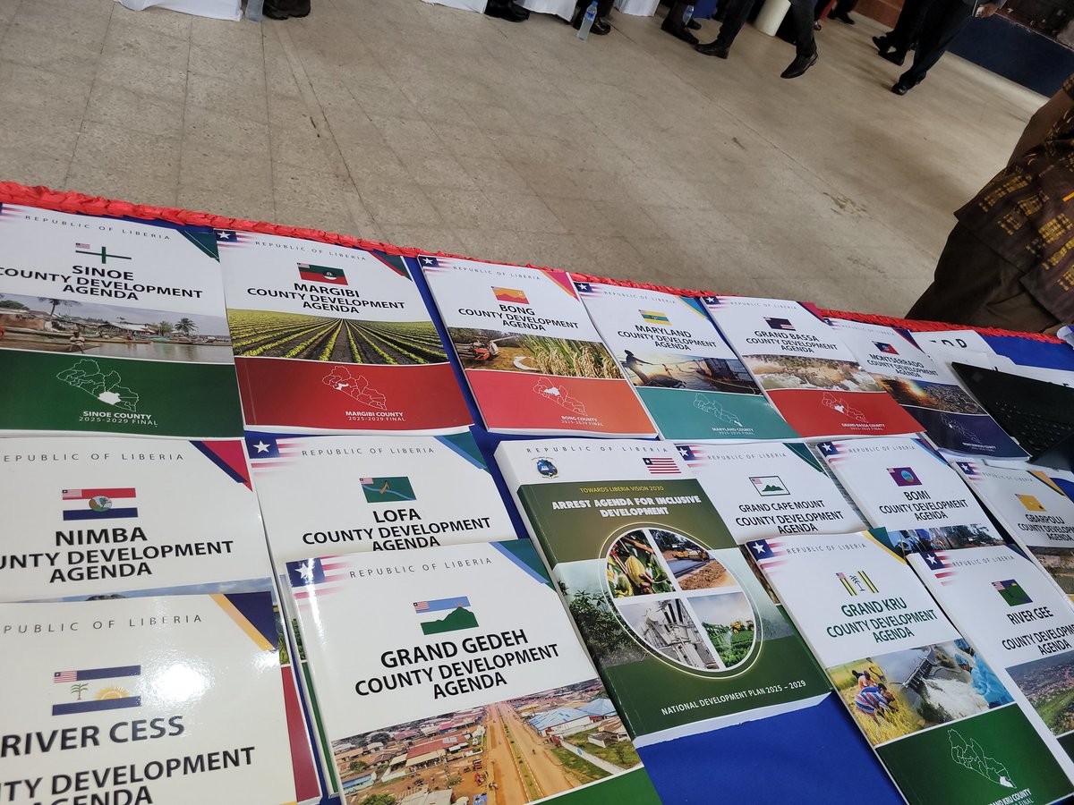 UN_Liberia's tweet photo. #HappeningNow
Official launch of the ARREST Agenda for Inclusive Development ( AAID) and the 15- County Development Agendas in Buchanan, Grand Bassa County. The UN and development partners are happy to accompany the Govt and people of Liberia on this initiative. https://t.co/CqdPL8UZdh