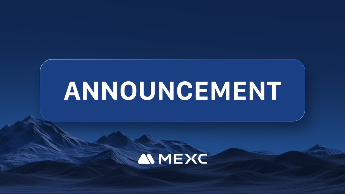MEXC's tweet photo. 🚨 Important Update! 🚨

We would like to inform our community that all listing-related posts have now been migrated to our @MEXC_Listings X account.

For those who wish to stay informed on the latest token listings and updates, please follow @MEXC_Listings to receive timely and relevant information!

Stay tuned for more fun and innovative projects!🔥