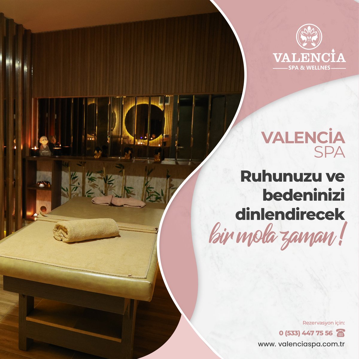 valenciawellnes's tweet photo. Valencia Spa &amp; Wellness ile Yenilenin!
Yoğun tempodan uzaklaşmak ve bedeninizi şımartmak ister misiniz? Uzman terapistlerimiz tarafından uygulanan masajlarımızla stresinizi atın, enerjinizi yenileyin.
📞 İletişim: 0533 447 75 56

#ValenciaSpa #wellness #masaj #rahatlamaterapisi https://t.co/Mk2ozGu45k