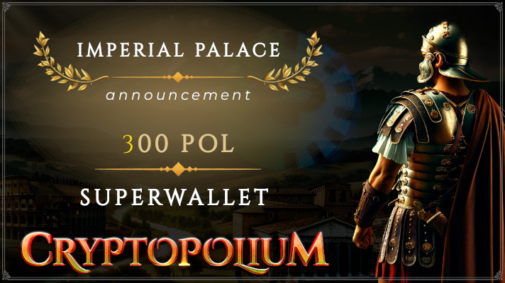 cryptopolium's tweet photo. New Superwallet Event Alert!
A new Superwallet event, with more than 300 POL prizes, is now available for you in the realm of #cryptopolium.
Check the announcement channel in our discord for more info.
https://t.co/xeJYDcP8wR
#CryptoGaming #PlayToEarn #NFTs #xpol https://t.co/pKek5Lkcfg