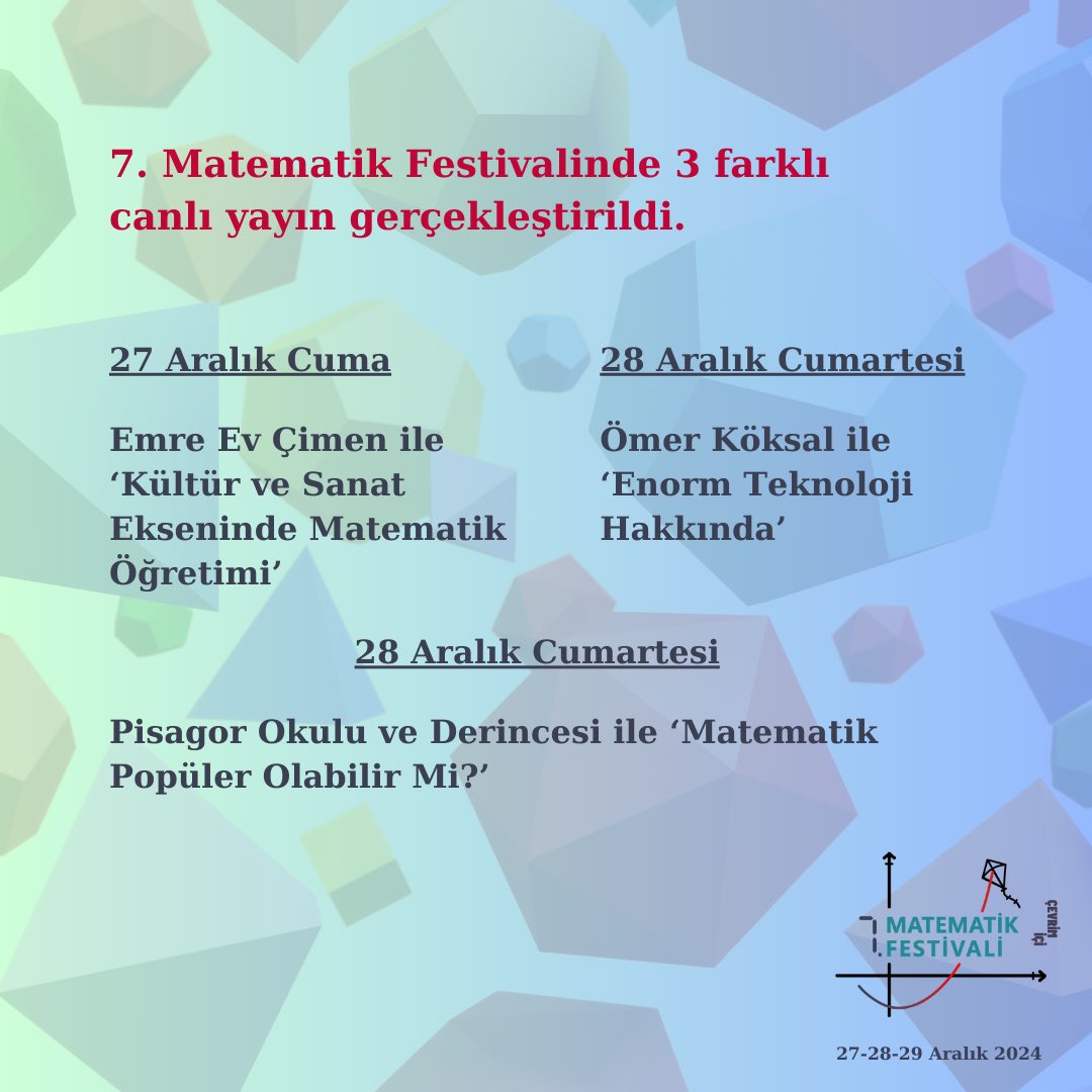 TMK Popüler Etkinlikler tweet media
