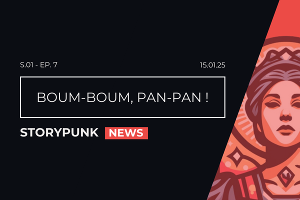 StoryPunkme's tweet photo. Cette semaine, parlons de narration du plus fort et de la fin de l'accident narratif du wokisme dans l'épisode 7 de la newsletter "BOUM-BOUM, PAN-PAN !"

https://t.co/qRSe5CmPj8 https://t.co/hV8D54jiEN