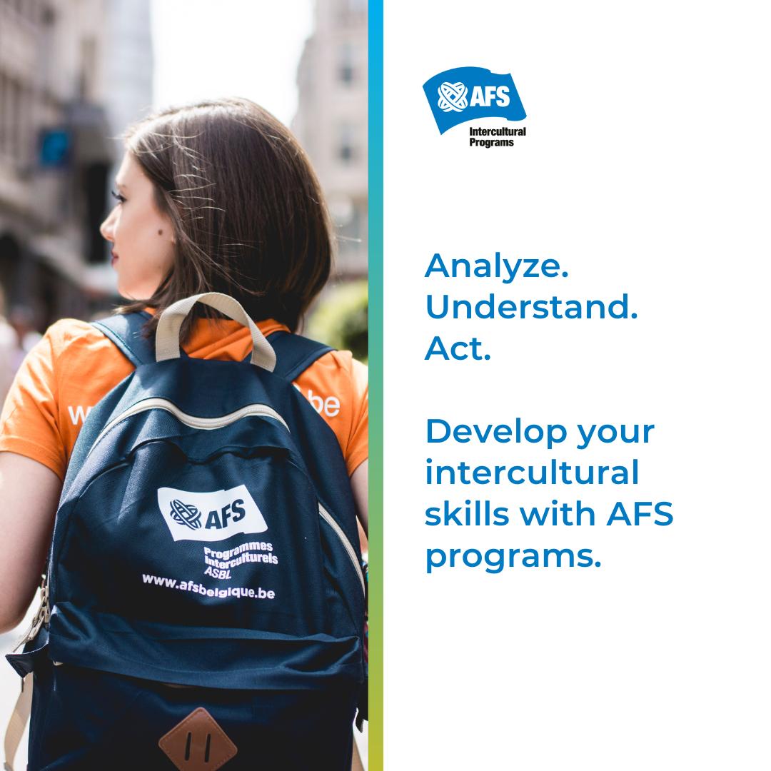 AFS's tweet photo. Explore the deep connections between local and global issues. Immerse yourself in new cultures and gain a broader perspective on the world.
Become an Active Global Citizen.
Connect with AFS in your country today to get started at https://t.co/7MErr5R2h5
#AFSeffect https://t.co/FEIXC3cGy5