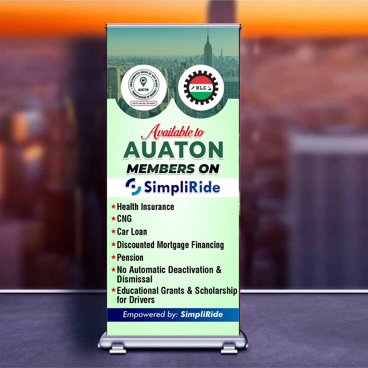 AMALGAMATED UNION OF APP-BASED TRANSPORTERS OF NIG (@auatonofficial) on Twitter photo 