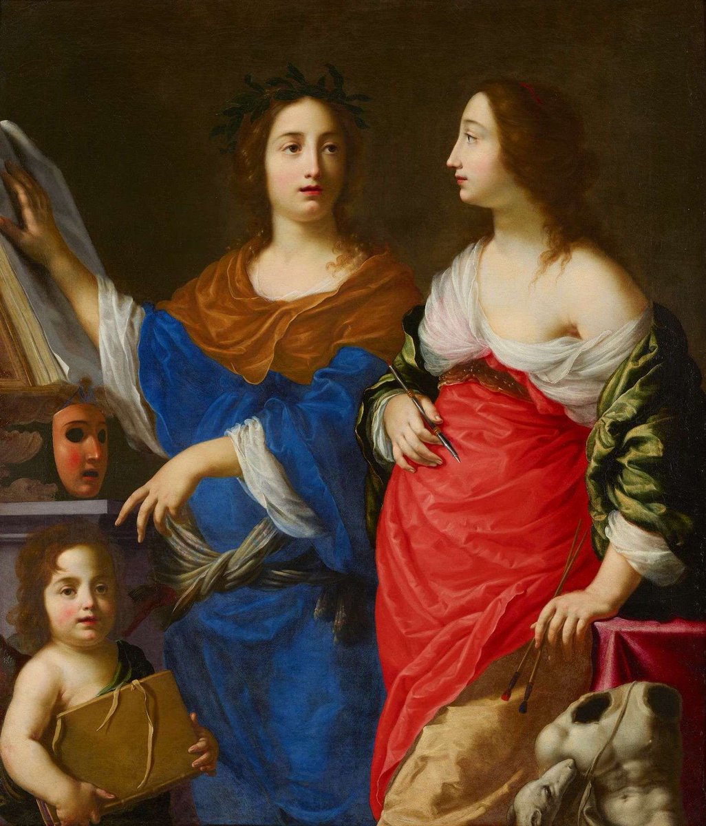 #AuctionUpdate Undoubtedly one of the most elegant &amp; refined allegorical compositions in Cesare Dandini's oeuvre, 'Allegoria Della Commedia e Della Pittura' realised £250,200 incl premium after spirited bidding in today's auction. 

lyonandturnbull.com/auctions/berna…