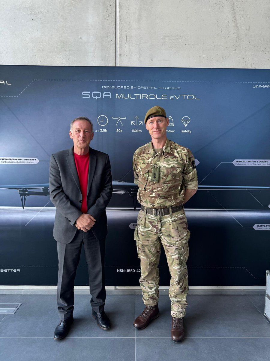 At C-Astral, we hosted the Defence Attaché of the United Kingdom accredited in Slovenia Ewan Harris and discussed cooperation with British companies as well as potential opportunities for collaboration and the sale of our SQA to government institutions in the United Kingdom.