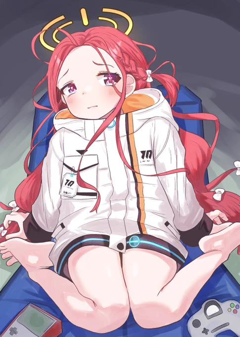 遊び疲れたユズ#ブルアカ 