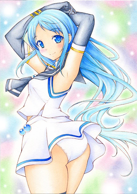 艦隊これくしょん五月雨ちゃんのイラストです。#艦これ #アナログ 