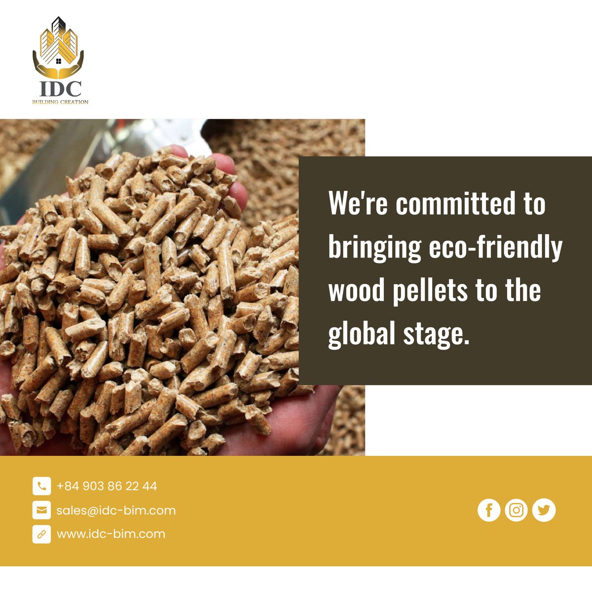 TradingIdc88691's tweet photo. Our high-quality wood pellets are sourced sustainably, helping communities reduce their carbon footprint while fueling a greener future.

#IDCBuildingCreation #construction #industry #BIM #AEC #modeling #drawingproduction #scantobim #digitaltwin #coffee #coconutwater #gloves https://t.co/2ZWvusOcmk