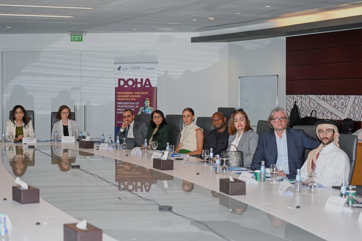 Ugochi Daniels (@daniels_ugochi) on Twitter photo Sport is a powerful tool for unity & development. Yet, 15,000 children are trafficked annually, lured by false promises of success.
Strong partnerships, prevention & safe pathways are essential. Thank you, <a href="/IomQatar/">IOM Qatar 🇶🇦 🇺🇳</a>, <a href="/mission_89/">Mission 89</a> & <a href="/GA4good/">Generation Amazing</a>, for shining a light on this issue. Sport is a powerful tool for unity & development. Yet, 15,000 children are trafficked annually, lured by false promises of success.
Strong partnerships, prevention & safe pathways are essential. Thank you, <a href="/IomQatar/">IOM Qatar 🇶🇦 🇺🇳</a>, <a href="/mission_89/">Mission 89</a> & <a href="/GA4good/">Generation Amazing</a>, for shining a light on this issue.