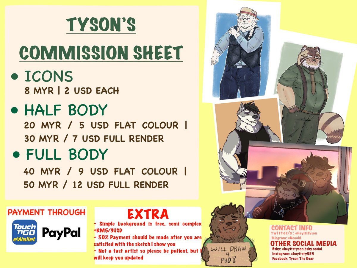 Ty | Commissions OPEN | FURUM 2025 🐾🔜 tweet media