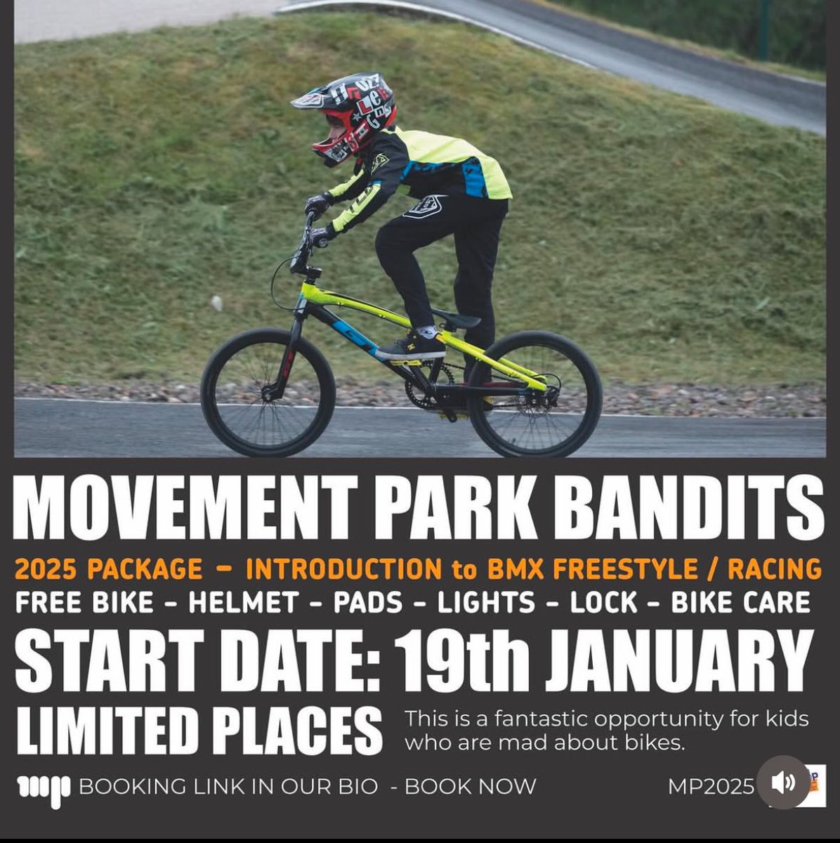 ONLY THREE FANTASTIC PLACES LEFT. 

ARE YOU MAD ABOUT BIKES?

THIS ONE IS FOR YOU!

Email: Kirsty.Mitchell@movementpark.org.uk 

@rockupandride @scottishbmxschool <a href="/scottishcycling/">Scottish Cycling</a>  @scottishregionalbmx