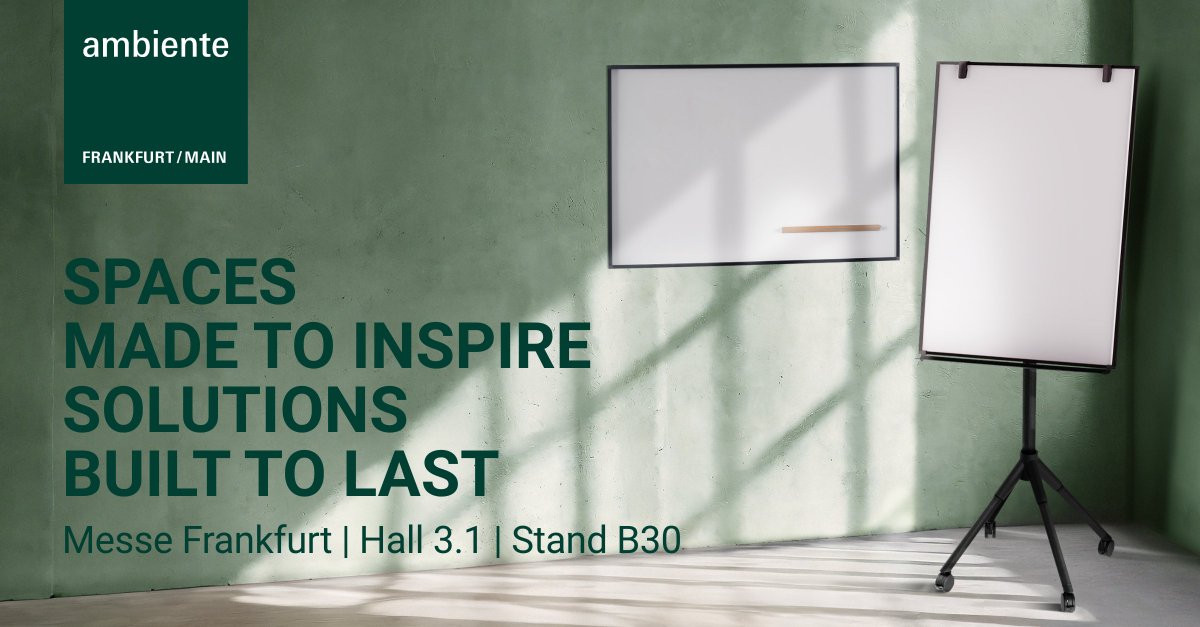 bi_silque's tweet photo. Empowering Work with Thoughtful Design 💭
Spaces made to inspire, solutions built to last.
 📍Messe Frankfurt | Hall 3.1 / Stand B30

We’re thrilled to share that we will be exhibiting at Ambiente2025!
We can’t wait to welcome you in our stand! 🙌
 
#Ambiente2025 https://t.co/rvjK6E9h0u