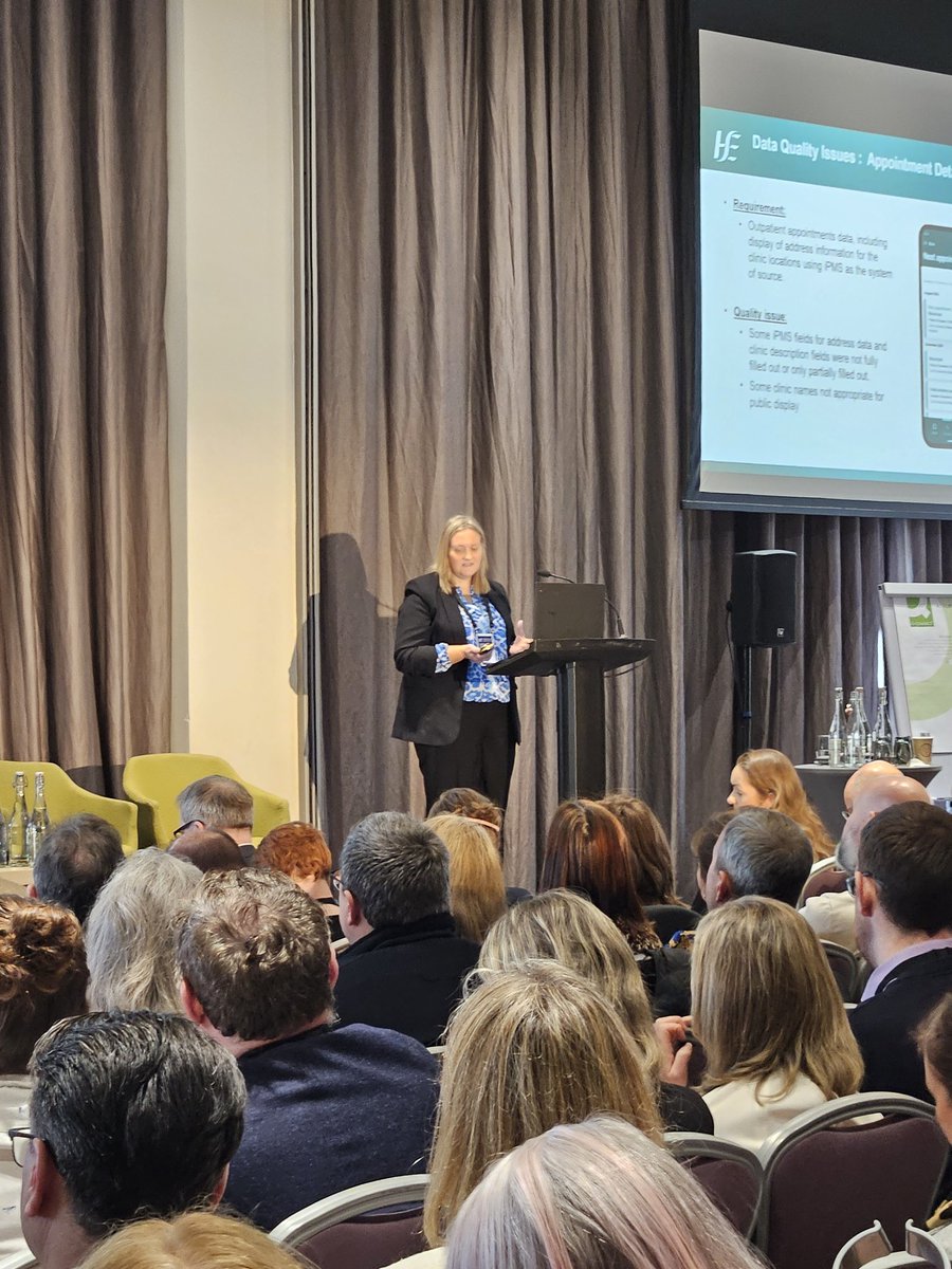 HSETandT's tweet photo. At todays conference Kathryn Kissan, Deputy Delivery Diector & Niamh Crossan, General Mgr shared how Shared Care Records improve care transitions.
The HSE App empowers patient self-management.
My Health @ EU ensures cross-border health data sharing. Data quality is the foundation for innovation.
"Together, we're not just improving healthcare; we're reimagining it."
#Data4Care
#DigitalForCare #HSEInnovation