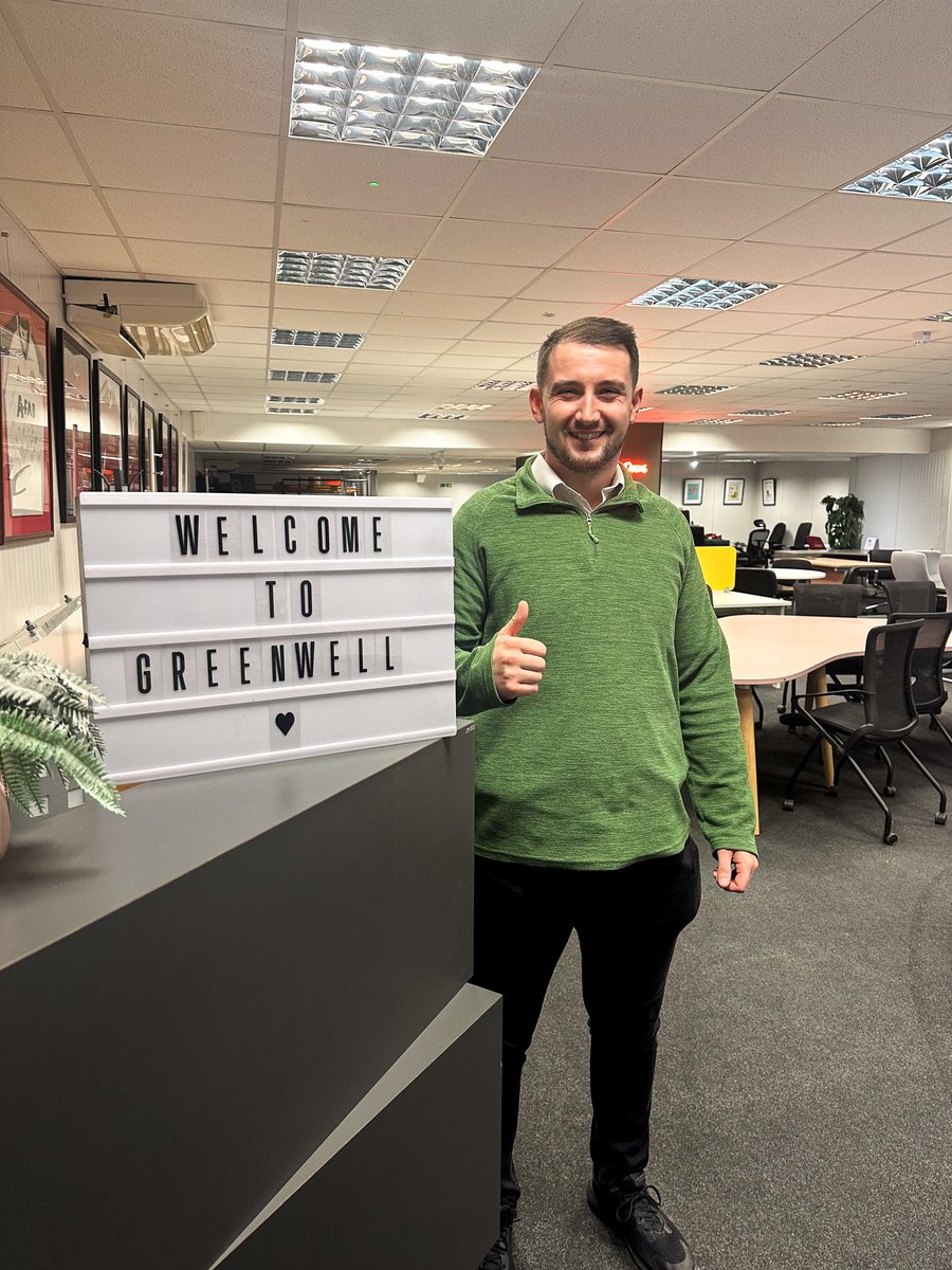 The Greenwell team continues to grow! 💪

We're delighted to have Joe our new Sales Administrator join our team (and by looking at the big cheesy grin on his face, he is delighted to be here also!). 💚😁

#GreenwellEquipment #GreenwellFamily