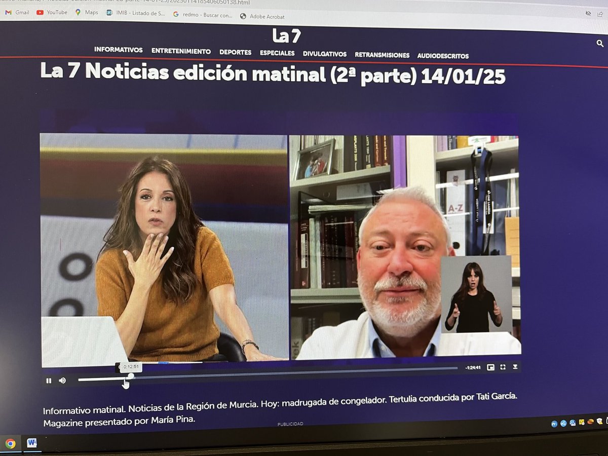 Manuel Muro (@manuelmuro5) on Twitter photo Entrevista en la matinal de La7 sobre norovirus e infecciones respiratorias Siempre un placer ā¦<a href="/AreaUnoArrixaca/">Ćrea 1 Arrixaca</a>ā© ā¦<a href="/IMIB_RMurcia/">Instituto Murciano de Investigación Biosanitaria</a>ā© ā¦<a href="/FFIS_CARM/">Fundación FFIS</a>ā© ā¦<a href="/Murciasalud/">Murciasalud</a>ā© ā¦<a href="/SEinmunologia/">SEInmunologĆa</a>ā© Entrevista en la matinal de La7 sobre norovirus e infecciones respiratorias Siempre un placer ā¦<a href="/AreaUnoArrixaca/">Ćrea 1 Arrixaca</a>ā© ā¦<a href="/IMIB_RMurcia/">Instituto Murciano de Investigación Biosanitaria</a>ā© ā¦<a href="/FFIS_CARM/">Fundación FFIS</a>ā© ā¦<a href="/Murciasalud/">Murciasalud</a>ā© ā¦<a href="/SEinmunologia/">SEInmunologĆa</a>ā©