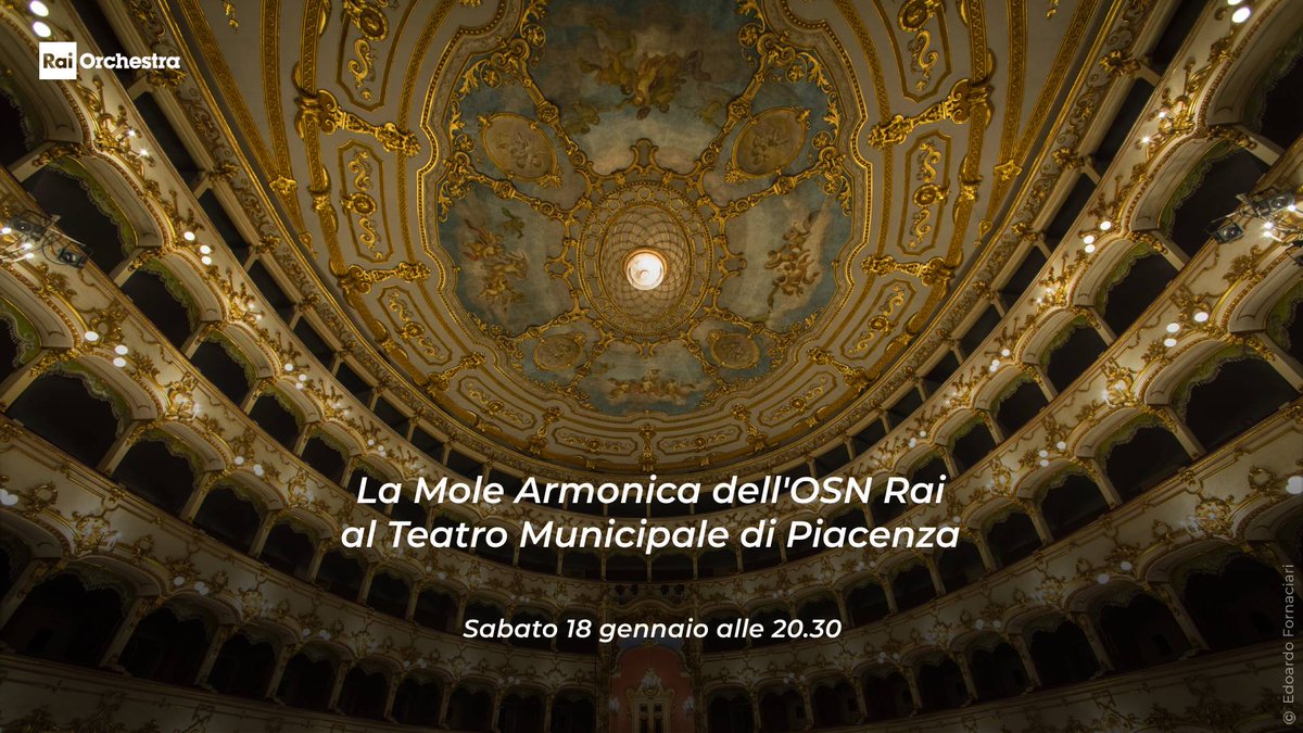 OrchestraRai's tweet photo. ✨ Dopo essere stato protagonista dei Concerti del Quirinale di @radio3_rai il 12 gennaio, “La Mole Armonica” dell'OSN Rai arriva il  #18gennaio 20.30 al Teatro Municipale di Piacenza @teatripiacenza.
Brani di #Giay #Leclair #Somis #Locatelli #Valentini
https://t.co/BPBE0pcfVH https://t.co/ZnkZyGekXu
