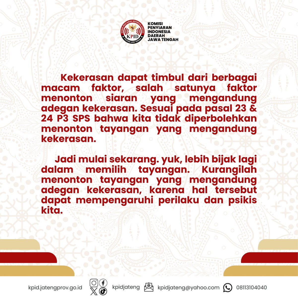 KPID Jateng tweet media