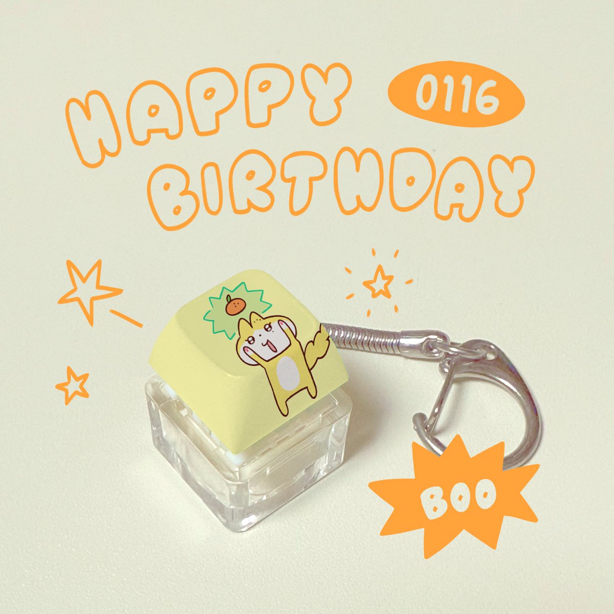 sweetyinthefire's tweet photo. 🍊HAPPY BOO DAY

생일을 기념하여 키캡키링을 나눔합니다
🧡RT 추첨 10명🧡

*사진은 예상이미지이므로 실제 물품과 차이가 있을 수 있으니 참고해주세요!!

일요일날 추첨하겠습니다🐱 https://t.co/N1XVI8kwfW