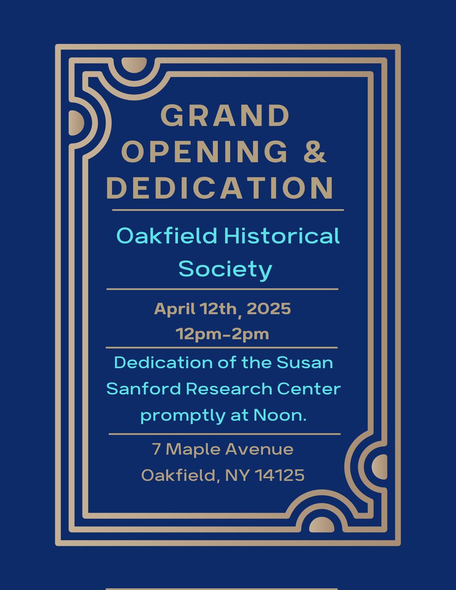 OakfieldHistory's tweet photo. We hope to see you in April for our grand opening! https://t.co/kxnxwBAxRX