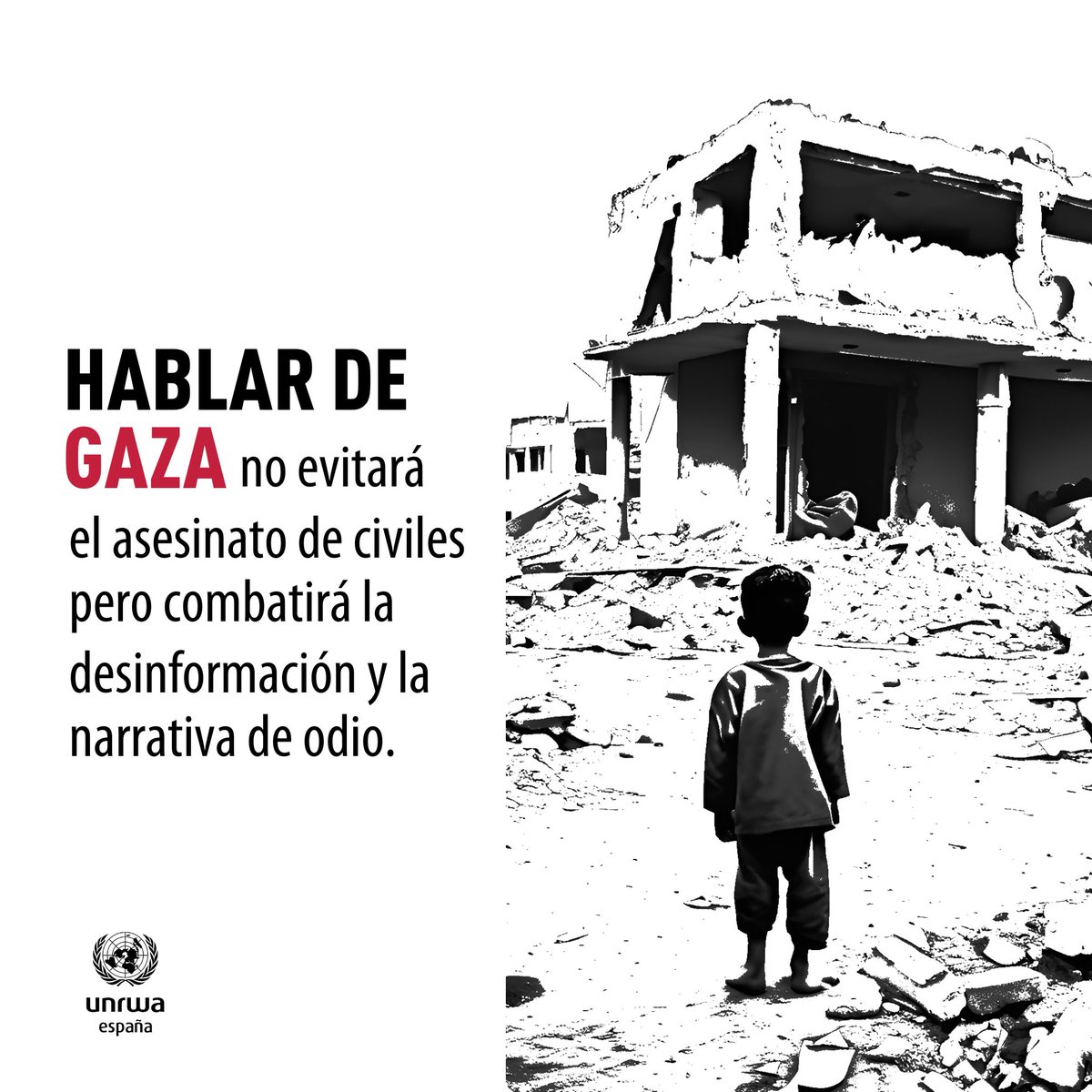 Hablar de Gaza no evitará el asesinato de civiles, pero combatirá la desinformación y la narrativa de odio.