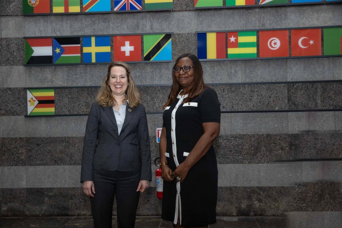 Amy Pope (@iomchief) on Twitter photo Together, IOM and <a href="/AfDB_Group/">African Development Bank Group</a> have created some great initiatives on migration and development.
Pleased to exchange with Vice President <a href="/ML_AkinOlugbade/">Marie-Laure Ndongo-Seh Akin-Olugbade</a> on expanding our cooperation to harness emerging migration opportunities, driving benefits for both migrants and States. Together, IOM and <a href="/AfDB_Group/">African Development Bank Group</a> have created some great initiatives on migration and development.
Pleased to exchange with Vice President <a href="/ML_AkinOlugbade/">Marie-Laure Ndongo-Seh Akin-Olugbade</a> on expanding our cooperation to harness emerging migration opportunities, driving benefits for both migrants and States.