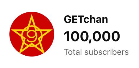 GETchan_YouTube's tweet photo. 10 years and 500 videos later, we've made it to 100k! I can't fully express my gratitude for the support this channel and its mission to archive and keep alive these important pieces of history have received. Even past this milestone I intend to keep up those efforts! Thank you! https://t.co/1hjjSIFsuv