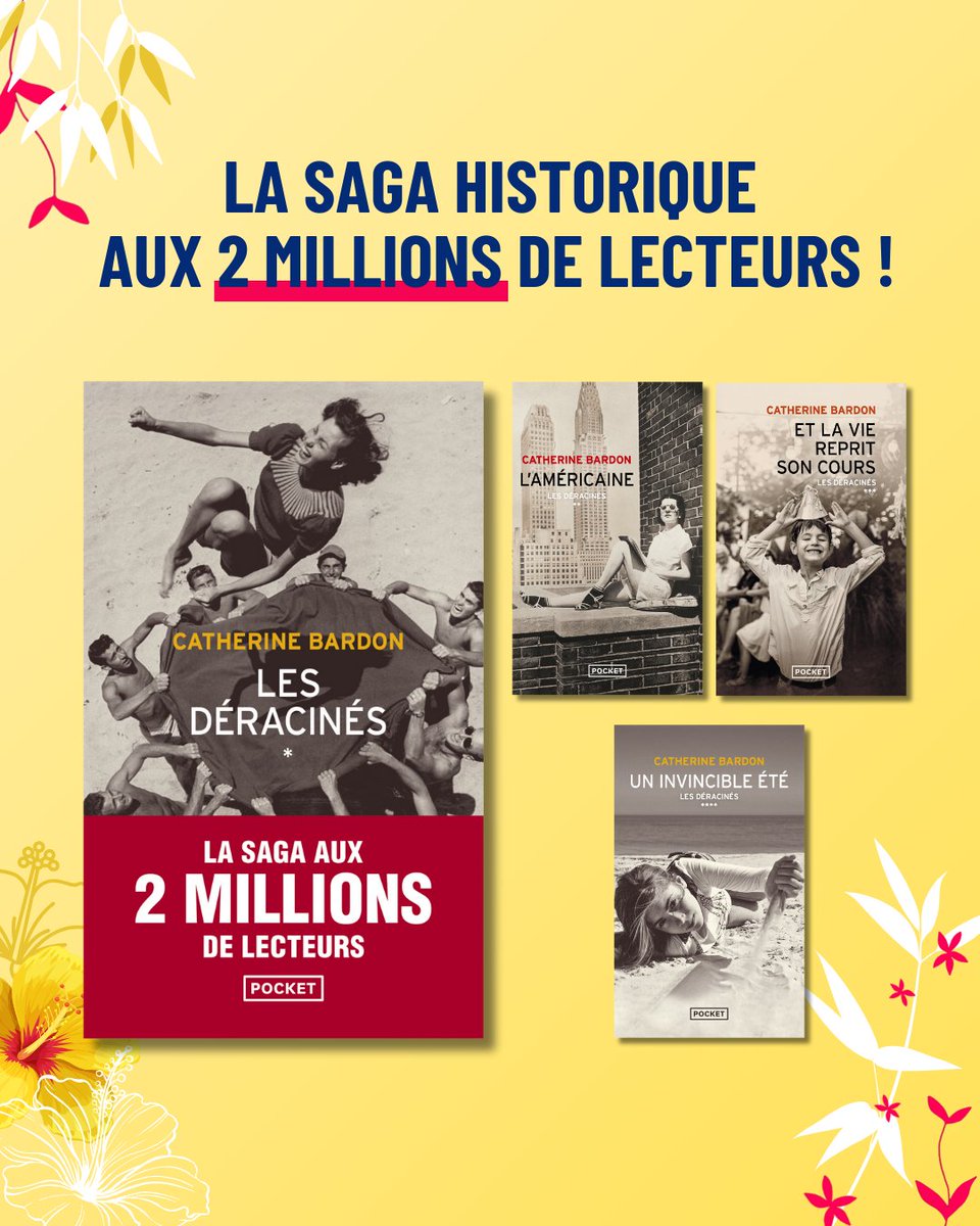 Après l'incroyable saga "Les Déracinés", Catherine Bardon revient en poche chez Pocket avec le portrait d'une héroïne extraordinaire, "Une femme debout".
👉 tinyurl.com/unefemmedebout

📚 Tous les grands succès de Catherine Bardon sont chez Pocket !