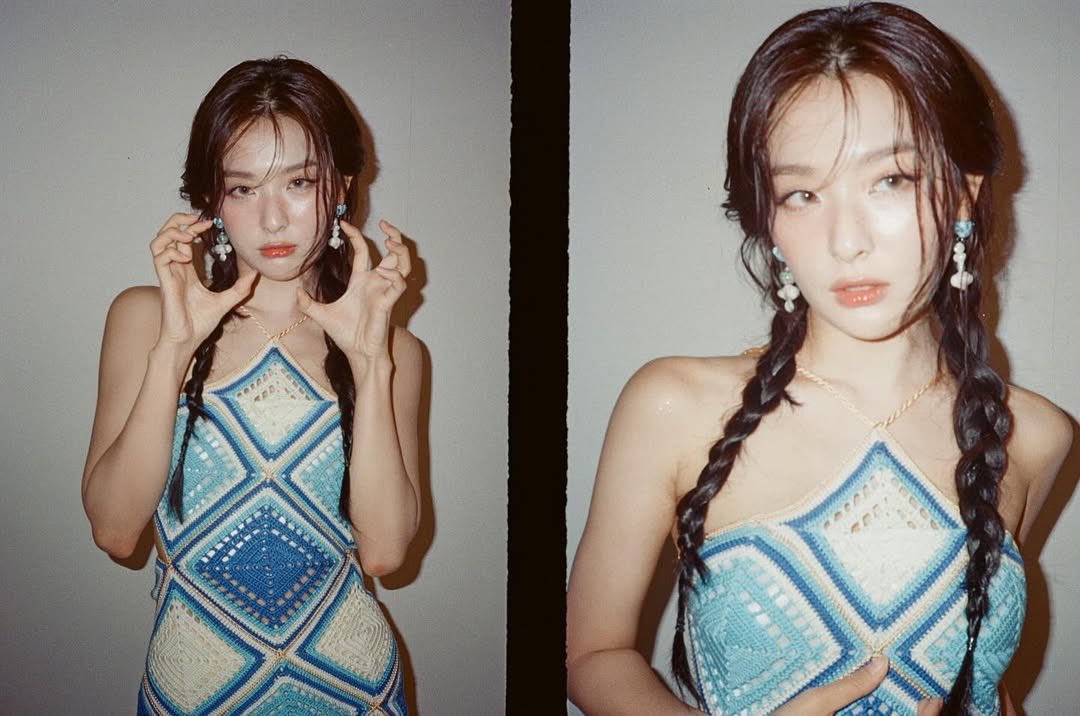 siulgi's tweet photo. “Wrapped in shades of blue, with braids that dance in the wind, I savor each moment like an ice cream on a warm day.” There’s something magical about the simple joys—filling my soul with colors, coolness, and a little bit of sweetness today! https://t.co/nMEF13M0pG
