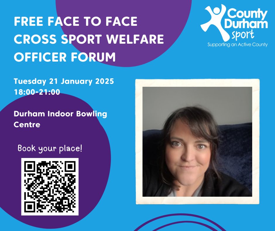 cdsport's tweet photo. County Durham Sport will be hosting our first ever face-to-face Cross Sport Welfare Officer Forum on 21st January 2025. Find out more and sign up to the event - https://t.co/qpKJ7O5O99 https://t.co/RjhnV4yrZe